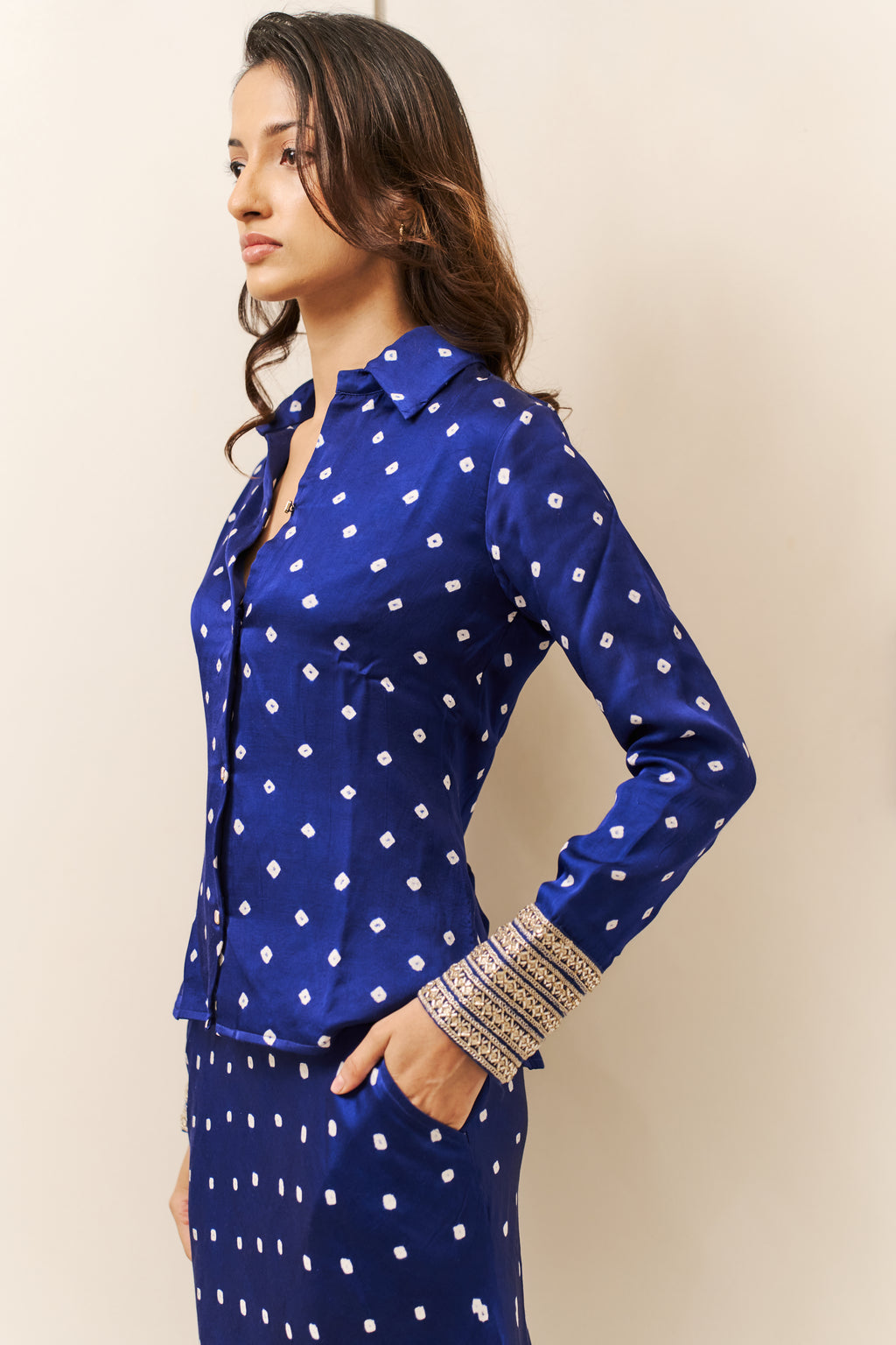 Blue khat Shirt