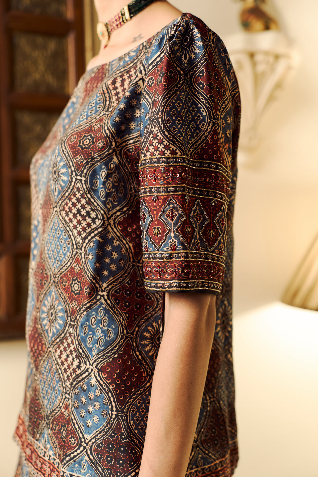 Rang Rakh Puff - Sleeve Top